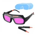 thumbnail image 2 of Gafas de soldadura con oscurecimiento automático, máscara de soldador para soldadura, soldadura blanda, esmerilado y corte. con 20 lentes, 2 of 8