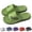 Green, variant on EliteGoogv Womens Thong Sandals On Flat Sole Flip Flops for Women Shower Bathroom Indoor Walking Slippers Shoes US :9.5