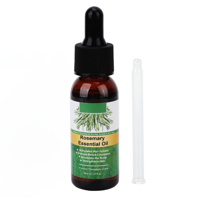 Aceite esencial para el crecimiento del cabello aceite esencial de romero seguro para viajes en el hogar para el cuidado del cabello ANGGREK Otros