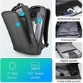 thumbnail image 2 of MARK RYDEN Slim Laptop Backpack for Men, High Tech Backpack with Scratch Resistant Shell and USB Charging Port, Waterproof Business Backpack Ideal for Working, Commuting, Daily, 2 of 6