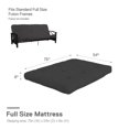 thumbnail image 4 of DHP Kali 8" Thermobonded High Density Polyester Fill Futon Mattress, Full Size, 4 of 6