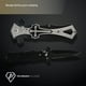 thumbnail image 2 of Navaja Cuchillo Tactica Automatica Acero Inoxidable Camping, 2 of 7