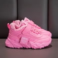 thumbnail image 5 of Dpytoraw Winter Kids Sneakers With Sole Lightweight Outdoor Winter Shoes For Girls Cozy Fleece Lined Straps And Laces Warm Durable Play Shoes Girls Sports Shoes Size 10, 5 of 5