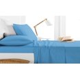 thumbnail image 1 of Milan Collection 1000 Thread Count 100% Cotton 3 PC Sheet Set (Twin, Royal Blue), 1 of 1