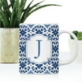 thumbnail image 2 of Koyal Wholesale Ceramic Coffee Mug, Moroccan Monogram  J, 2 of 5