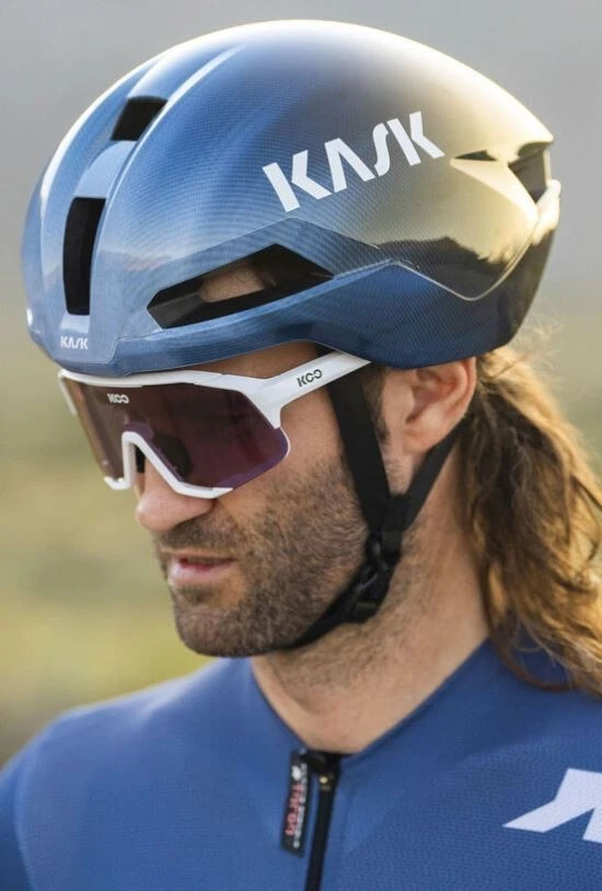 Kask Nirvana Aerodynamic Bike Helmet, Blueberry Fade, Large