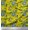 Yellow, variant on Soimoi Cotton Duck Fabric Triangle,Leaves & Floral Artistic Print Fabric by the Yard 42 Inch Wide