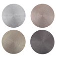 thumbnail image 1 of 38CM Round PVC Place Mats Kitchen Dining Table Mats Steak Pad Anti-scalding Insulation Pads INS Nordic Hotel Home Decor, 1 of 3