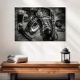 thumbnail image 2 of Elephant Stock Old Hockey Wall Art - Horizontal Canvas Wall Art - Living Room Wall Decor - Sports Canvas - Gray And Black Decor - 24" x 16", 2 of 8