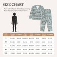 thumbnail image 4 of Pajamas for Women Set - Pirate Adventure Map Comfy Long Sleeve Button Up Pajama Sets for Women 2 Piece, Soft Sleepwear Nightwear Pjs Lounge Sets for Women with Pockets, 4 of 6