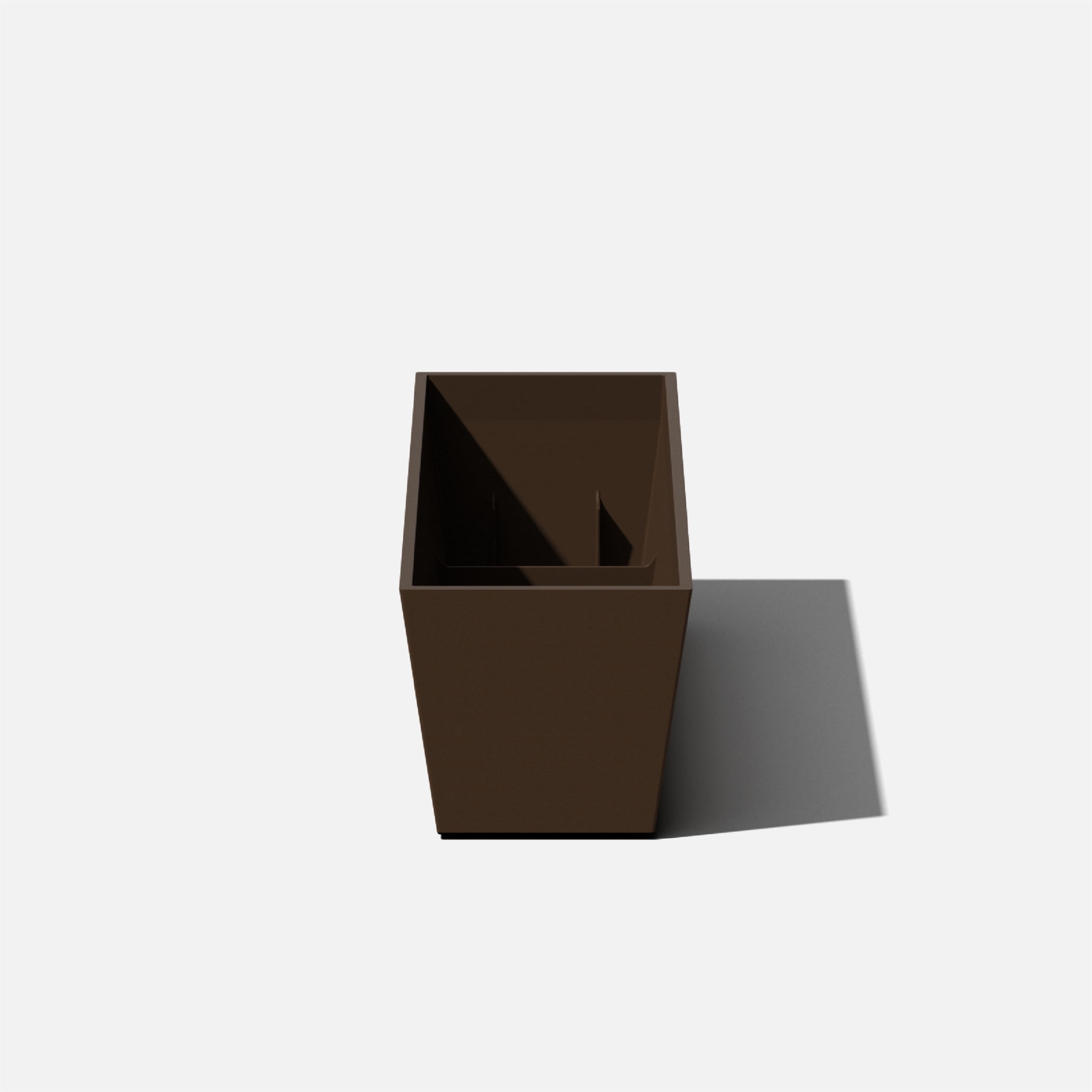 Veradek Pure Series Window Box 25" Plastic Planter 2-Pack Espresso