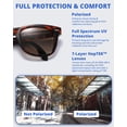 thumbnail image 4 of Gafas de Sol Plegables Clásicas Foldies Polarizadas UV400 para Hombres y Mujeres, 4 of 8