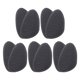 thumbnail image 1 of Cojín del antepié 5 pares de sandalias Almohadillas para pies de tacón alto Almohadillas reutilizables y suaves para del pie Almohadillas para el antepié para - Negro Negro Magideal Cojín del antepié, 1 of 6