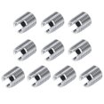 thumbnail image 1 of Unique Bargains M4 M7x8mm Threaded Inserts Carbon Steel Nickel Plated Silver 10 Pack, 1 of 5