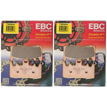 EBC Double-H Sintered Metal Brake Pads FA630HH (2 Packs - Enough 2 Rotors)