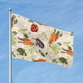 thumbnail image 2 of Kll Cute Vegetables Flag 4x6 Ft Parade Party Flag Outdoor Flag Decorative Flag Banner Flags Garden Flag Home House Flags, 2 of 7