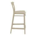 thumbnail image 6 of Compamia Cross Indoor Outdoor Counter Stool Taupe, 6 of 8