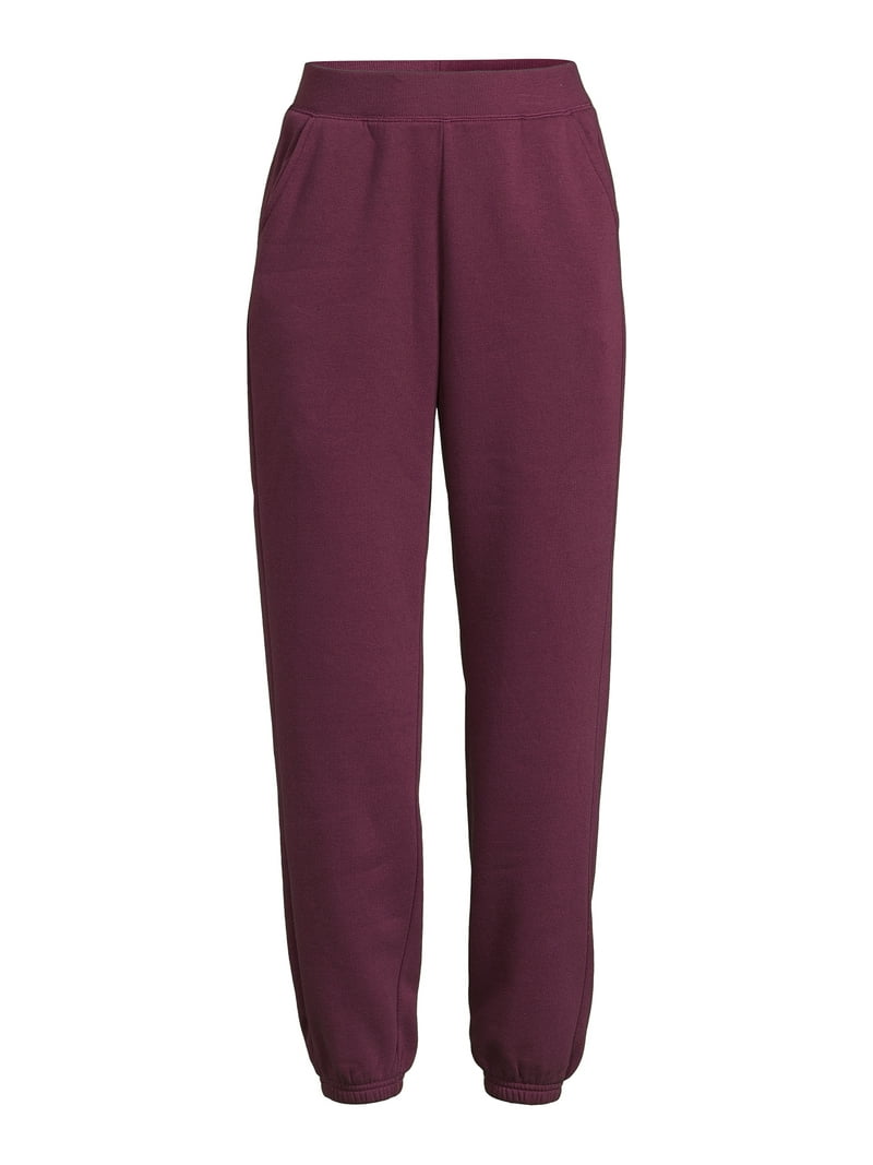 Athletic Works Women's Fleece Pants with Pockets, Sizes XS