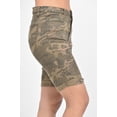 thumbnail image 2 of American Bazi Women's Destroyed Skinny Shorts - CAM - LRG, 2 of 4