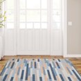 thumbnail image 3 of Outdoor Washable Miami Ivory & Blue 3' x 5' Accent Rug, 3 of 8