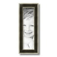 thumbnail image 2 of ArtToFrames 4" x 14" Black Panel With Silver Lip Picture Frame, 4x14 inch Multi Wood Poster Frame (WOM-5093), 2 of 7