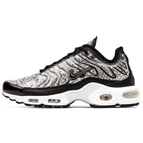 nike air max plus black and white womens