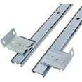 thumbnail image 4 of XINQIHANG Rails Rack Set Under Desk Slider Track Ball Bearing Slides Hardware Multipurpose Home Adjustable Office Keyboard Tray Slides, White, 4 of 7