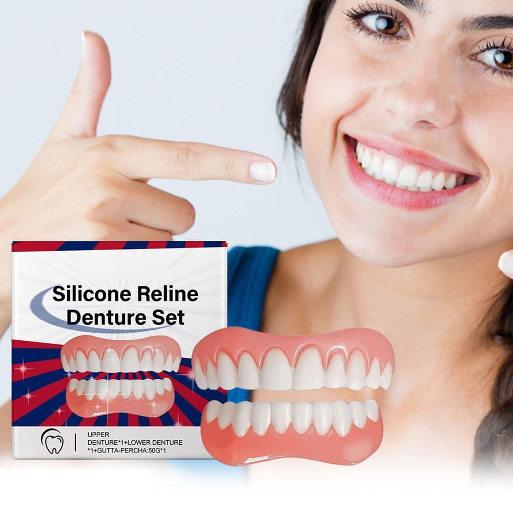 Denture Professional Denture Kit Upper Lower Veneers Perfect