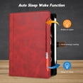 thumbnail image 5 of Flip Case for Apple iPad Pro 11 Inch 2024 M4, iPad Pro 11" Case 2024, with Pencil Holder Smart Cover Auto Sleep Wake Protective Documents Pocket Stand Snap Closure Case for iPad Pro 11" 2024, Red, 5 of 7