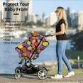thumbnail image 5 of Haiem Hawaiian Style Baby Nursing Cover & Nursing Poncho - Multi Use Cover for Baby Car Seat Canopy, Stroller Cover, 360°Full Privacy Breastfeeding Coverage, 5 of 9