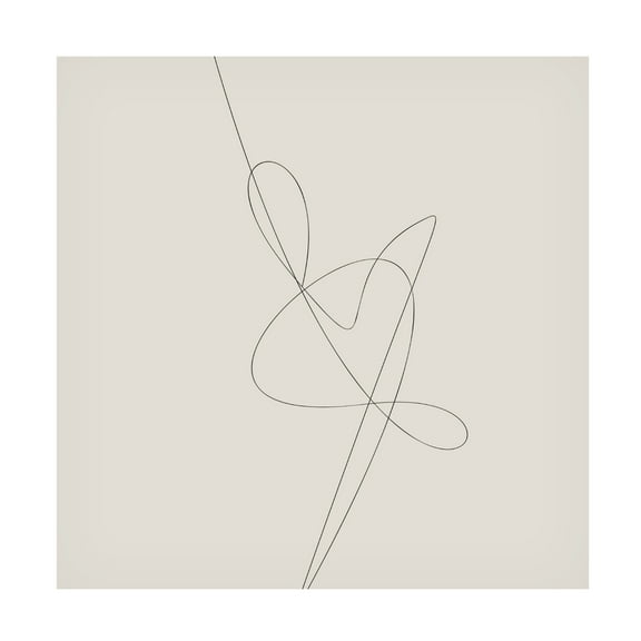 Trademark Fine Art Oju Design Beige Abstract Canvas Wall Art