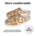 thumbnail image 6 of Daiia Corgi Animal Print Women’s Fuzzy Slippers Memory Foam Lightweight House Shoes Cozy Loafer Flannel House Shoes-42/43, 6 of 7