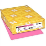 Neenah Astrobrights Paper Letter - 8 1/2" x 11" - 65 lb Basis Weight - 250 / Pack - Pulsar Pink