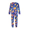 thumbnail image 6 of Matching Halloween Pajamas Set for Whole Family, Breathable Long Sleeve Halloween Family Pajamas with Moon Pumpkin Print, Fun Family Halloween Pajama Set Sleepwear, 6 of 6