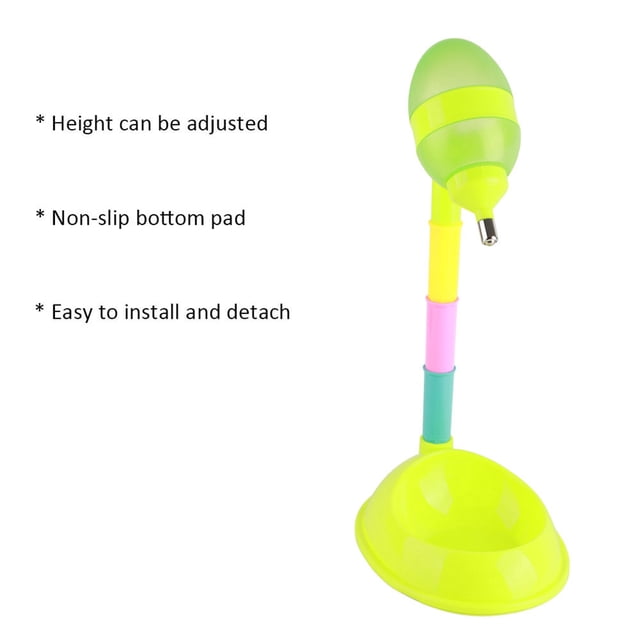 Pet Cat Standing Tazón para Perros Altura Ajustable del Dispensador de Agua verde ANGGREK Otros