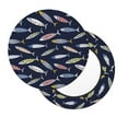 thumbnail image 2 of KLL Sardine Round Bar Chair Cushion Cover 12 inch ,Bar Stool Protector with Elastic, Soft Washable, 2 of 6