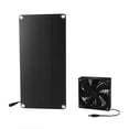 thumbnail image 2 of Solar Panel Fan Kit 20W Powered Mini Portable for Greenhouse Chicken Coop Pet House Window Exhaust, 2 of 5
