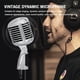 thumbnail image 2 of Micrófono Vocal Dinámico Clásico Vintage con Cable Profesional LAC50-55SH para Karaoke en ., 2 of 7