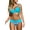 Sky Blue, variant on Women Push Up Two Piece Bikini Swimsuits Padded Swimwear Bathing Suit