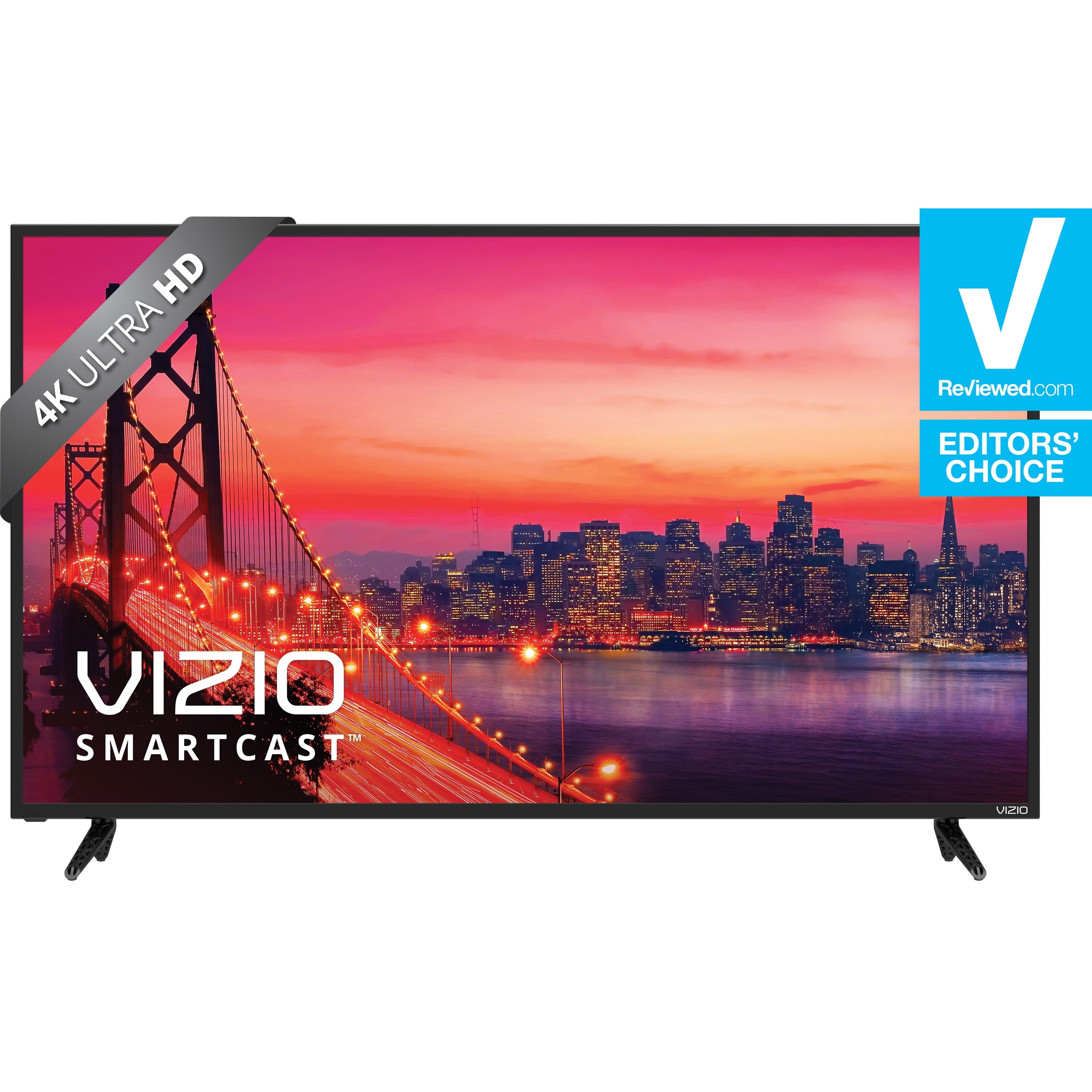 VIZIO SmartCast E-Series 55" Class Ultra HD Home Theater Display with Chromecast Built-in-Black (E55u-D2)