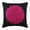 Pink & Black, variant on The HomeCentric Throw Pillow Cover With Zipper Decorative Taupe Pillow Covers Pack of 2 16x16 inch (40x40 cm) Felt Throw Pillows For Couch Nature & Floral Rose Modern Designer Pillowcases - Red Rose