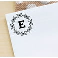 thumbnail image 4 of Printtoo Alphabet E Monogram Octagon Celtic Swirl Frame Self Inking Rubber Stamp Office Stationary, 4 of 7