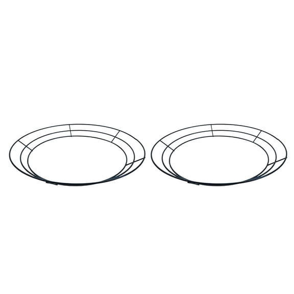2PCS 10'' Wire Wreath Wreath Frame for New Year Valentines Decoration 25cm()
