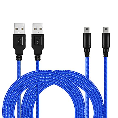 sundhed tapperhed Slovenien 2 Pack 5ft 3DS/ 2DS USB Charger Cable, Nylon Braided Power Charging Cord  Cable Compatible with Nintendo New 3DS XL/New 3DS/ 3DS XL/ 3DS/ New 2DS  XL/New 2DS/ 2DS XL/ 2DS/ DSi/DSi