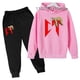thumbnail image 5 of Sudadera con capucha y pantalones para niños de 3 a 13 años, moda de ocio para primavera y otoño, 2 piezas, 5 of 5
