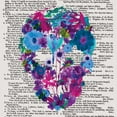 thumbnail image 3 of Brown, Victoria 12x12 Black Modern Framed Museum Art Print Titled - Skull 2.2, 3 of 5