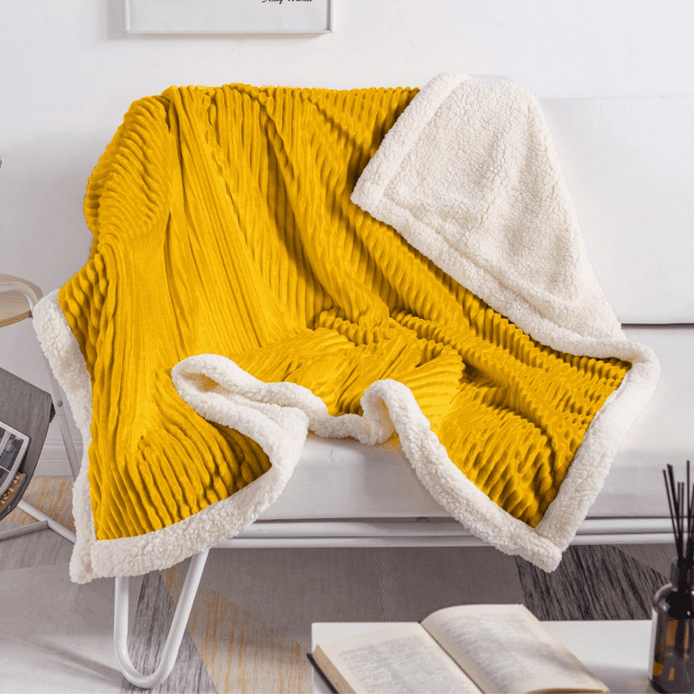 Mustard colour blanket new arrivals