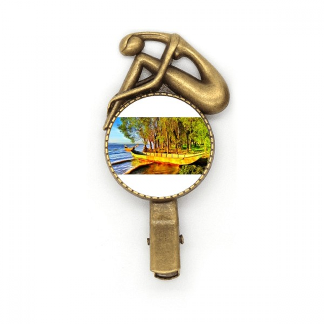 Seaside Arca fotografia Broche broche broche broche Metal retro