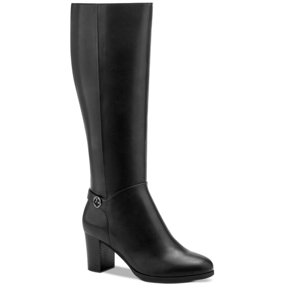 Giani Bernini Adonnys Dress Boot Black Smooth 10M