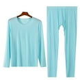 thumbnail image 2 of CENL Men Thermal Underwear Set Long Johns Pants Warm Top Bottom Ice Silk Stretch, 2 of 9